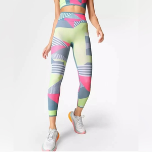 Sweaty Betty London Multi-Color Interval‎ Mesh Seamless Leggings Size Medium